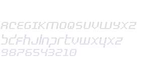 Byte Police Outline Italic