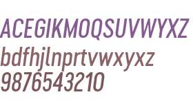 Cervino Semi Bold Neue Italic