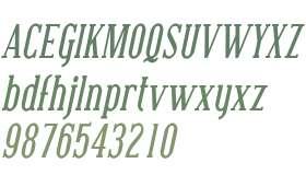 Covington Cond Bold Italic