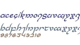 Half-Elven Bold Italic