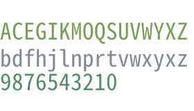 Gen Shin Gothic Monospace Regular