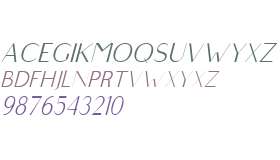 Highfield Thin Italic