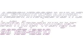 SkyWing W00 Outline Italic