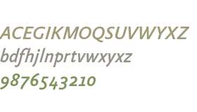 Yoga Sans OT W03 Medium Italic