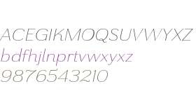 Grenale W01 Ext Light Italic