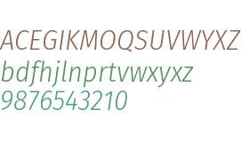 Fira Sans Condensed Light Italic