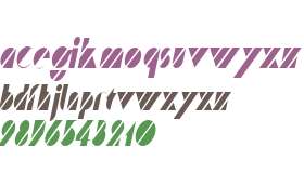 Cane Condensed Italic