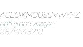 Petrov Sans Thin Italic