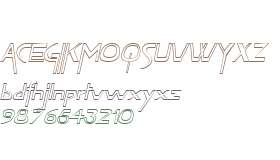 TabletHollowExtended  Italic