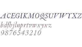 Van Dijck MT W04 Italic