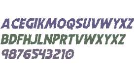 Horroween Staggered Italic