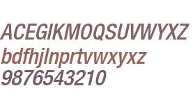 Helvetica LT 67 Medium Condensed Oblique