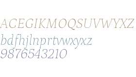 Pitagon Serif Thin