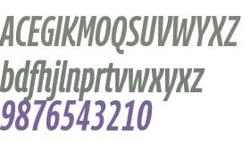 Georama Extra Condensed SemiBold Italic