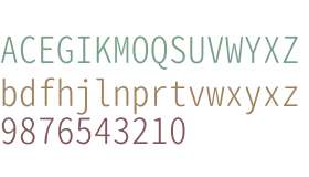 Gen Jyuu Gothic L Monospace Light