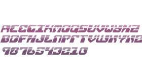 Replicant Halftone Italic