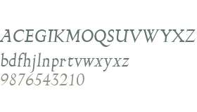 Gill Facia MT W04 Italic