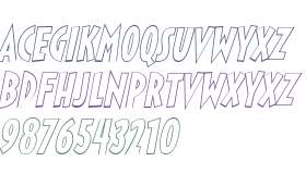 Sticky Moula BTN Outline Oblique