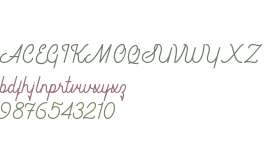 Southfilla Monoline Script Font