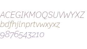 Felbridge W04 Thin Italic