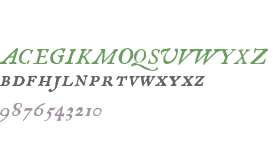 1689 GLC Garamond W00SC Italic