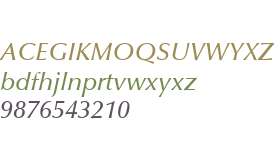 Optima LT W04 Medium Italic