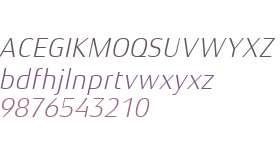 Xenois Semi W01 Light Italic