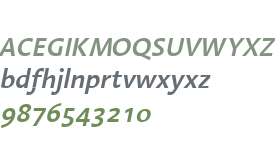 Linotype Aroma Semibold Italic V2