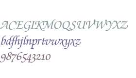 Zapf Chancery 2 Swash Medium Italic