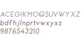 George Rounded Italic