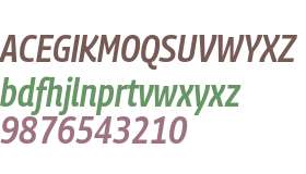 Georama Semi Condensed SemiBold Italic