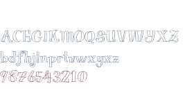 Blue Goblet Serif OutlineW01Reg