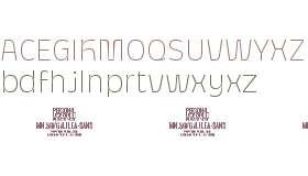 Galilea Sans Variable PERSONAL Thin