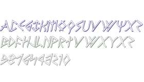Rune Slasher 3D Italic