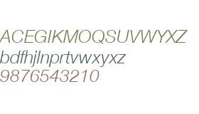 Helvetica Neue LT Com 46 Light Italic V1