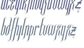 IpswichCondensed  Italic