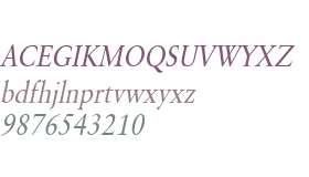 Garrick Condensed Italic