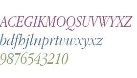 Garamond Narrow Italic
