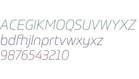 Prometo W04 Thin Italic