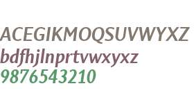 Sky Sans W01 Semibold Italic