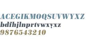 Pergamon W03 Bold Italic