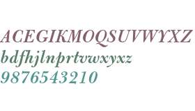 Bulmer MT Semi Bold Italic