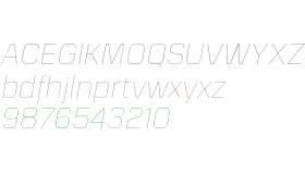 Gunar W00 Thin Italic