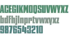 Nickel Gothic v3 Condensed