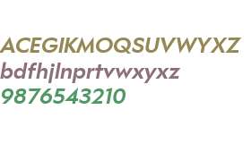 Gosh Trial Semi Bold Italic