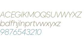 Duplet Rounded Extralight Italic