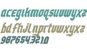 Empire Crown Condensed Italic