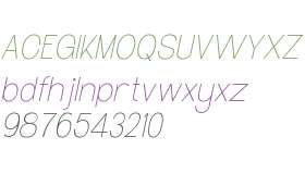 Molisans Thin Slant