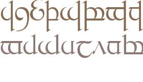 Tengwar Quenya 1