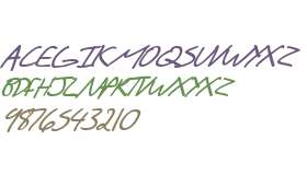 SF Scribbled Sans SC Bold Italic V1 V1